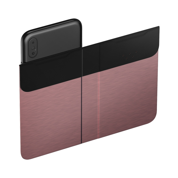 Чехол-книжка для телефонов 5.5"-6.5" Olmio (размер L) бордовый (38755)