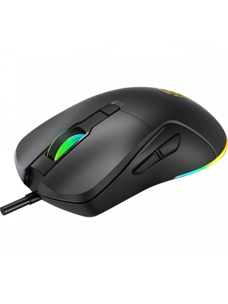 Игровая мышь USB Oklick 750G оптическая, 7200dpi, 5кн, Black