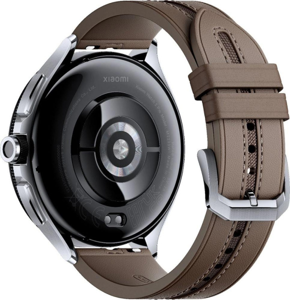 Смарт-часы Xiaomi Watch 2 Pro 46мм 1.43" AMOLED корп.серебристый рем.коричневый разм.брасл.:135-205мм (BHR7210GL)
