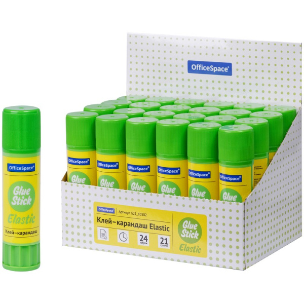 Клей-карандаш OfficeSpace 21гр. "Elastic" (G21_10582)