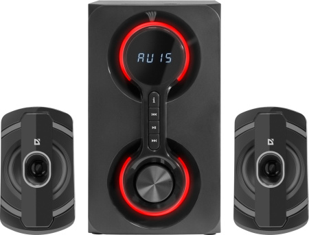 Актив.колонки 2.1 Defender Eclipse 40Вт, Bluetooth, FM, MP3, SD/USB, питание от сети, MDF, Black