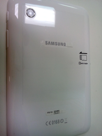 Задняя крышка Samsung P3110 белый