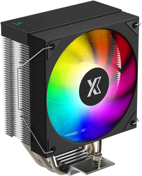 Кулер S115х/1200/1700/1851/AMx XASTRA AR400 ARGB Basic (220W/120mm/800-1800rpm/ARGB/4 тепл.трубки)[AR400-XXAFPB-GL]