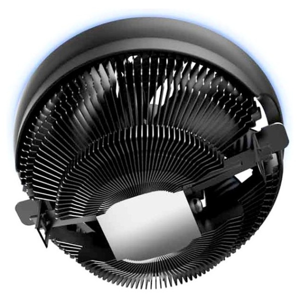 Кулер S115х/775/AMx/FMx/AM4 PCCooler E126MB (92W,120mm,PWM,1000-1800rpm,Al,Blue led)