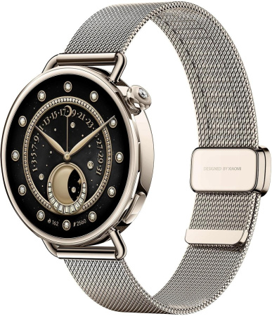 Смарт-часы Xiaomi Watch S4 41мм 1.32" AMOLED корп.золотистый рем.золотистый разм.брасл.:120-190 мм (BHR07VWGL)