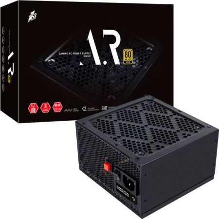 Блок питания 750Вт 1STPLAYER AR 750W (APFC,120мм,2PCI,5SATA,80+Gold)[PS-750AR]