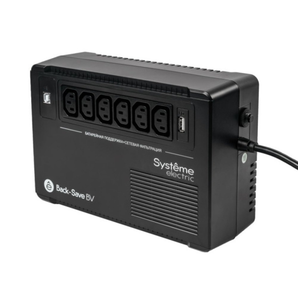 ИБП Systeme Electric Back-Save BVSE800I 800ВА/480Вт, 6xС13, 230В,USB Type-A