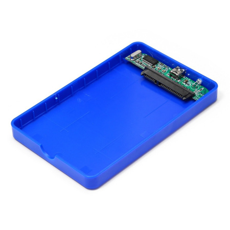 Внешний бокс для HDD 2.5" USB_2.0  Gembird EE2-U2S-40P-B синий,пластик