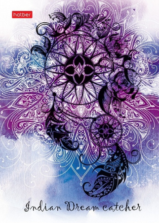 Бизнес-блокнот Hatber А6 80л "Ловец снов" 80ББ6лолВ1_17039