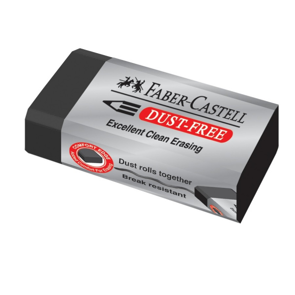 Ластик Faber-Castell "Dust Free" прямоугольный 45*22*13мм (187171)