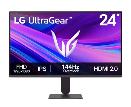 Монитор 23,8"/LG/24G411A-B/Черный/IPS/1920*1080/144Гц/DP/HDMI/