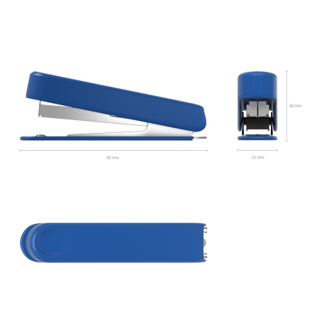 Степлер №10 Erich Krause на 15л. ассорти (4556)