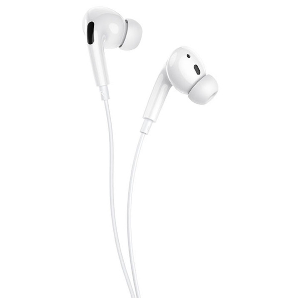 Гарнитура проводная BOROFONE BM30 Pro вставные, кабель 1.2м, белый