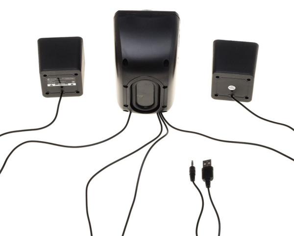 Актив.колонки 2.1 Оклик OK-420 11Вт, питание USB, Black