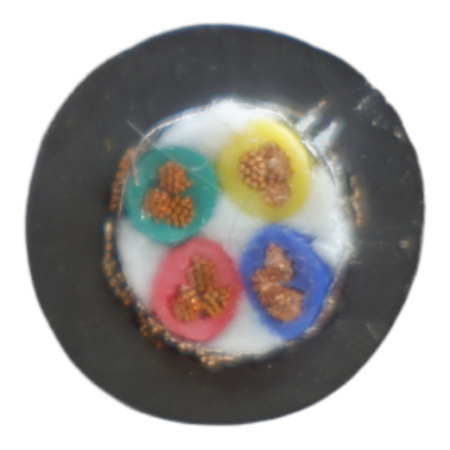 Кабель экранированный TRVVP  4х0.5мм2, метражом, гибкий для ЧПУ