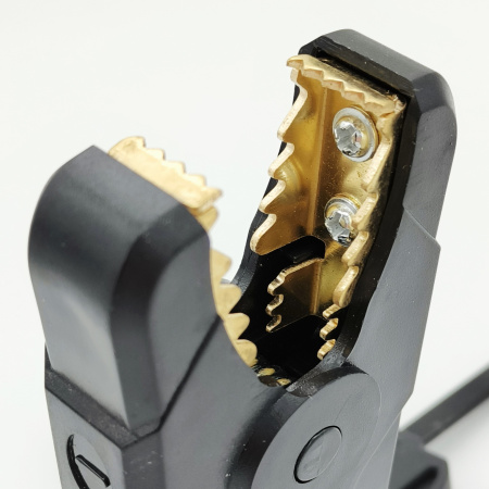 Зажим крокодил 133мм, 500а, 2 штуки красный+черный