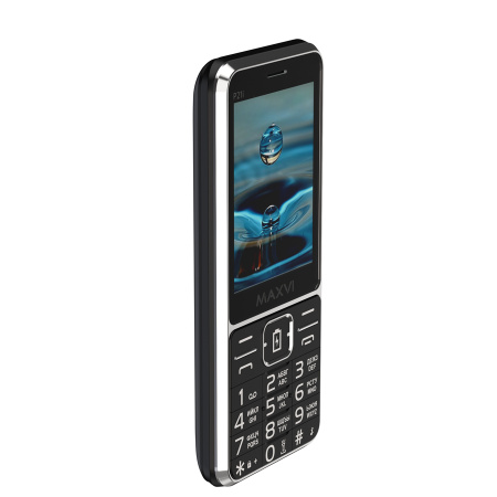 Сотовый Maxvi P21i Black 2sim/2.8"/320*240/microSD/0.3МП/Bt/2500мАч/моноблок