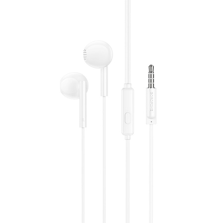 Гарнитура проводная BOROFONE BM76 вставные, кабель 1.2м, белый