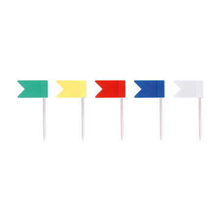 Кнопки-флажки силовые OfficeSpace 50шт. (281004)