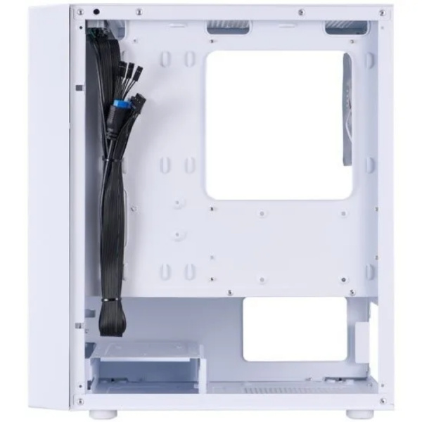 Корпус mATX Б_БП 1STPLAYER BLACK.SIR BS-2 ARGB White (USB3.0, Audio, 3x120mm ARGB,белый)[BS-2-WH-3F7-W]