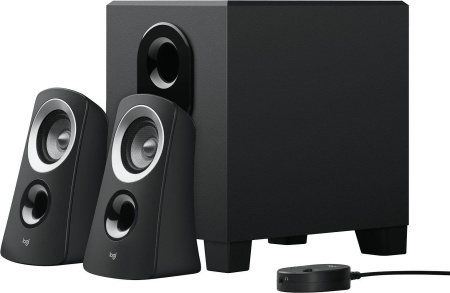 Колонки Logitech Z-313 2.1 черный 25Вт