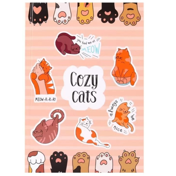 Ежедневник А5 недатир. "КОТЫ" Миленд Е96-8156