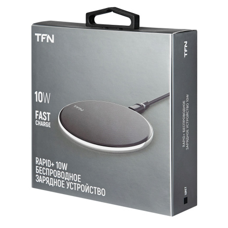Беспроводное задярное устройство TFN RAPID+ 10W черный (TFN-QI01)