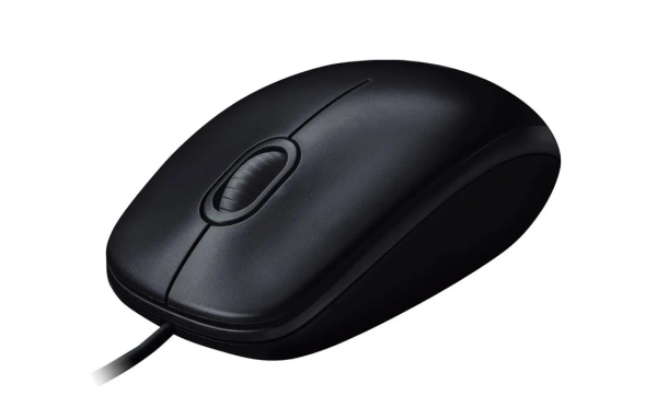Мышь USB Logitech M100 (910-006652/910-006765) оптическая, 1000dpi, кабель 1.8м, Black