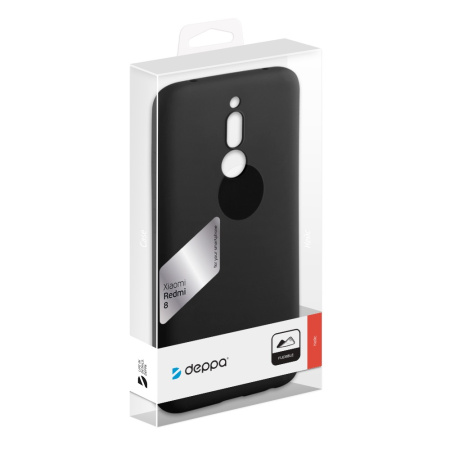 Чехол силиконовый для Xiaomi Redmi 8 Deppa Gel Color Case черный (87374)