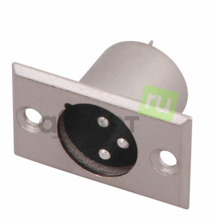 Разъем XLR штекер, на корпус, крепеж на винты, Ruichi JD-395 / AUD-81