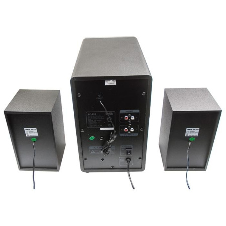 Актив.колонки 2.1 Dialog Progressive AP-220 60Вт, USB/SD, питание от сети, MDF, Black