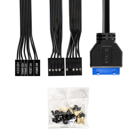 Корпус mATX Б_БП ExeGate BAA-403U (2*USB2.0+1*USB3.0,Audio,черный)