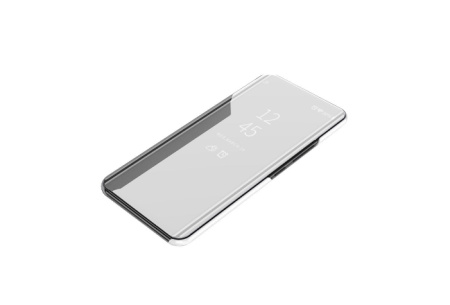 Чехол-книжка для Xiaomi Redmi Note 9S/Pro Zibelino Clear View Серебристый (ZCV-XIA-N9S-GRY)