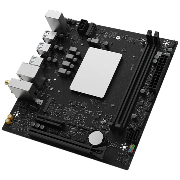 Материнская плата Maxsun MS-MoDT 205H D4 WIFI 205H, SoC, 2xDDR4, 1*PCIEx16, 1*PCIEx4, 1*PCIEx1, 4*M.2, 6*USB3.2Gen1, 6*USB2.0, 2*SATA3.0, 1G, M-ATX, RTL