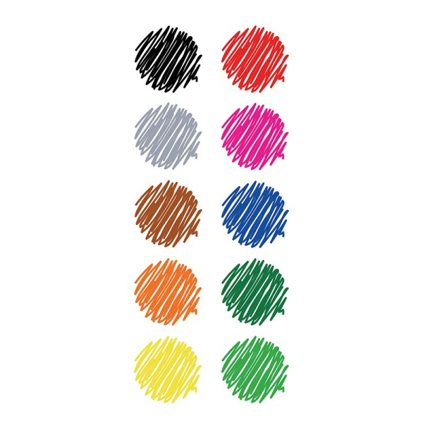 Фломастеры 10цв. BERLINGO "Жил-был кот" смываемые (WP00610)