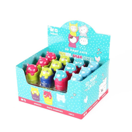 Точилка M&G "So Many Cats" с контейнером (APSN1292)