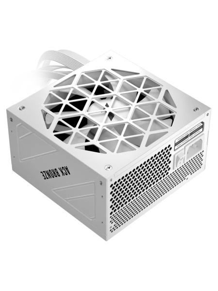 Блок питания 850Вт 1STPLAYER ACK BRONZE 850W White (ATX 3.1,APFC,140мм,PCIe 5.1,2PCI-E,4SATA,80+Bronze)[HA-850AA2-WH]