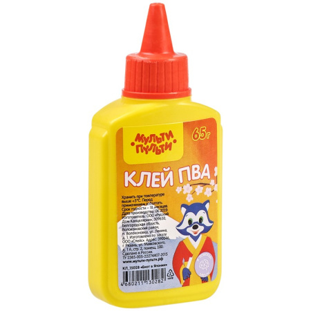 Клей ПВА Мульти-Пульти "Енот в Японии" 65гр. (КЛ_15028)