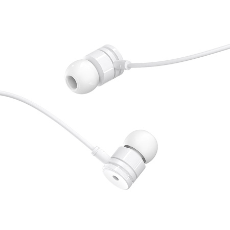 Гарнитура проводная BOROFONE BM31 вставные, кабель 1.2м, белый