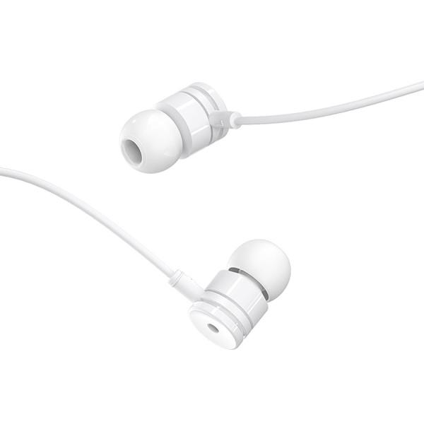 Гарнитура проводная BOROFONE BM31 вставные, кабель 1.2м, белый