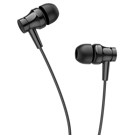 Гарнитура проводная BOROFONE BM67 вставные, кабель 1.2м, черный