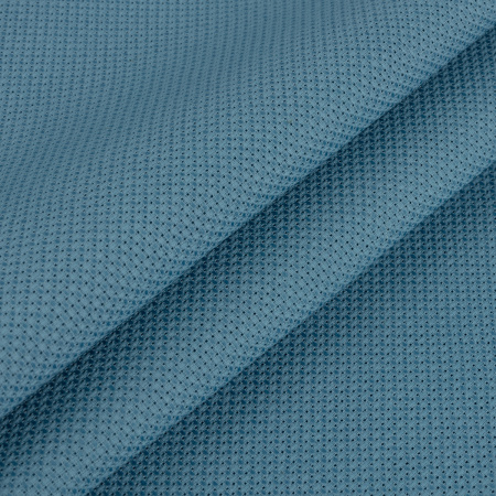 Канва K04 "Gamma" Aida №14 цв. 100% хлопок 30 х 40 см ± 2 см 1 шт голубой