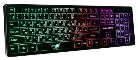 Игровая клавиатура USB Dialog Gan-Kata KGK-17U мембранная, подсветка, Black