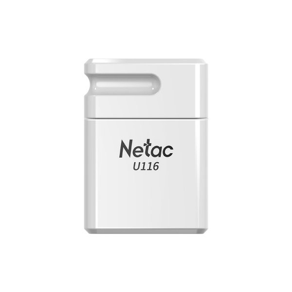 Флеш-накопитель USB2.0 4Gb Netac U116 (NT03U116N-004G-20WH) белый
