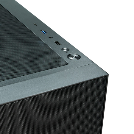 Корпус mATX Б_БП XASTRA A510M 4ARGB-UC Black (USB3.0,Audio,TG+Mesh,черный,PWM fans,4х120мм FC ARGB,Type-C)[A510M-4FC12A-UC]