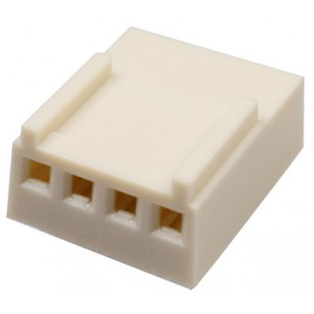 Разъем штыревой P2.54мм HU/WF  4pin, гнездо на кабель, HU-04