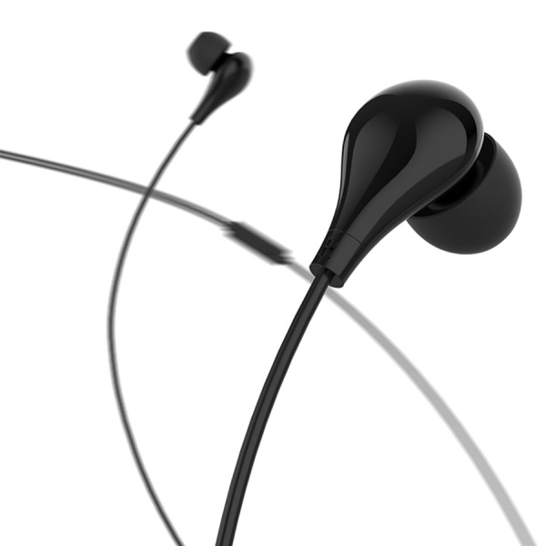 Гарнитура проводная BOROFONE BM24 вставные, кабель 1.2м, черный