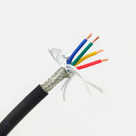 Кабель экранированный TRVVP  4х0.75мм2, метражом, гибкий для ЧПУ