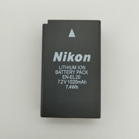 Аккумулятор для фотоаппарата Li-ion 7.2в, 1020мАч, совместимый с Nikon EN-EL20, Nikon 1 J1 J2 J3 Coolpix S1