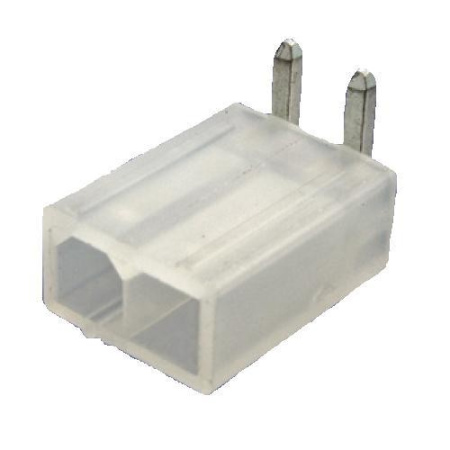 Разъем штыревой P4.2мм MF  2* 1pin, штекер на плату, угловой, DIP, MF-2x1R аналог Mini-Fit 5569